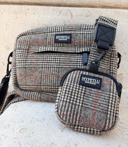 Borsa a tracolla Tartan