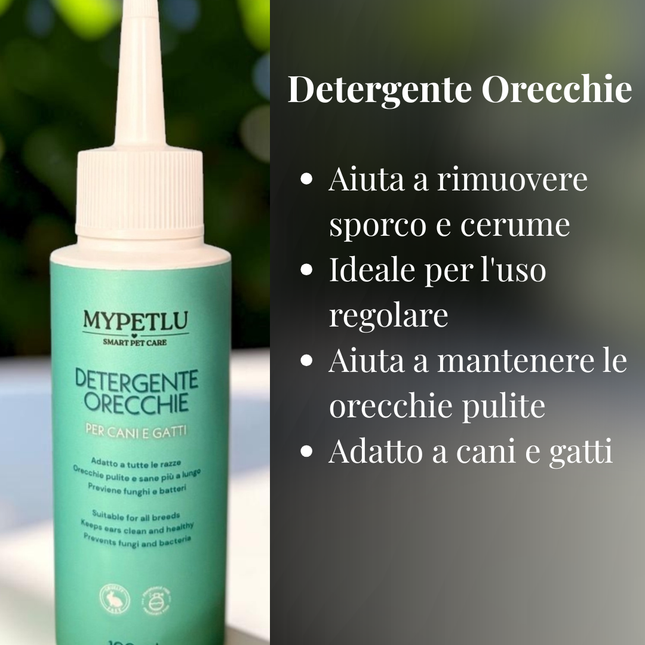 Detergente Orecchie per Cani e Gatti